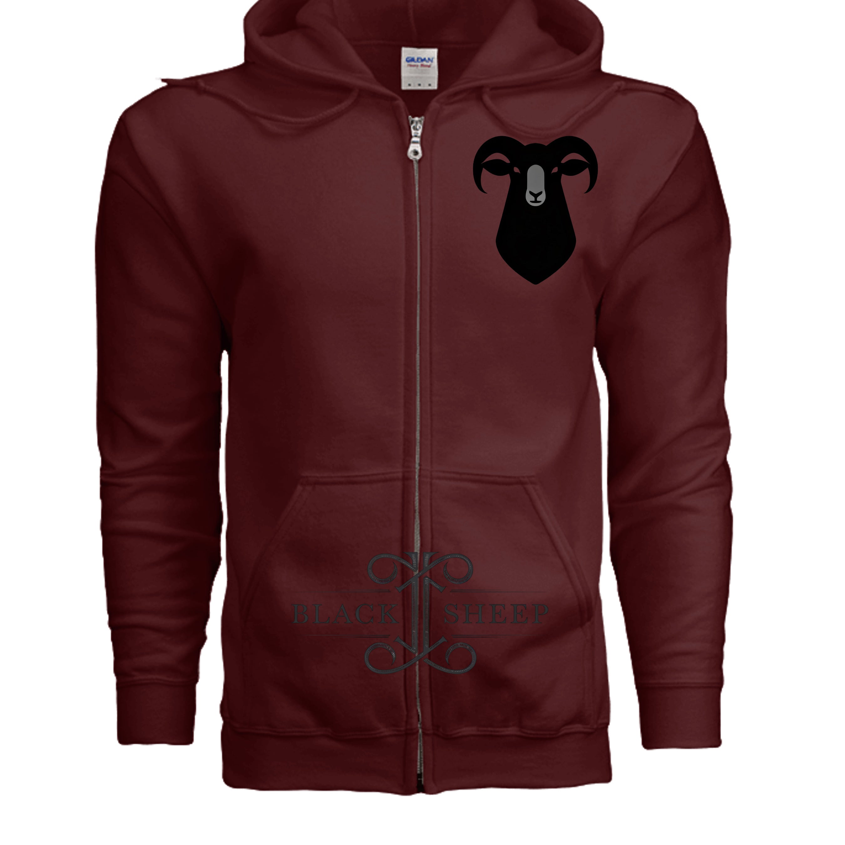 MAROON - G186 - FRONT